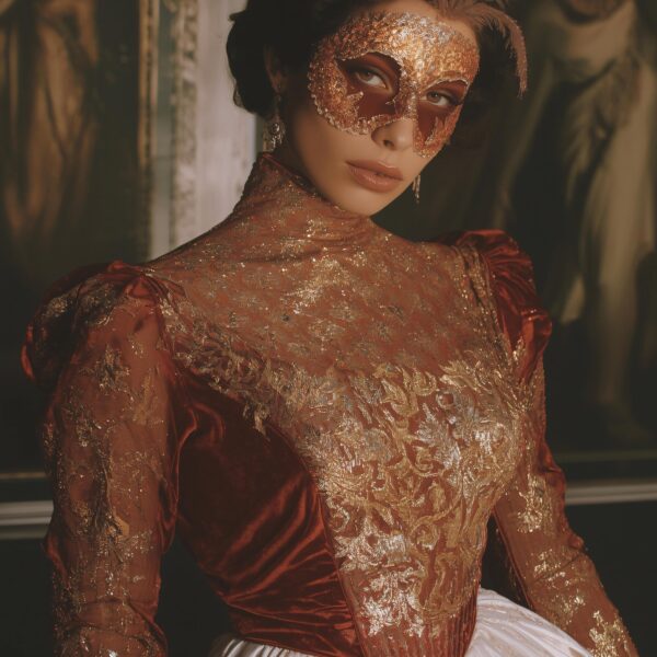 Elegant Masked Woman